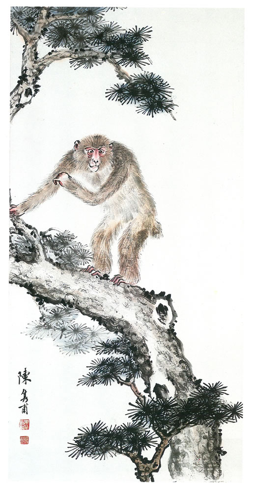 『猴』 陳隽甫