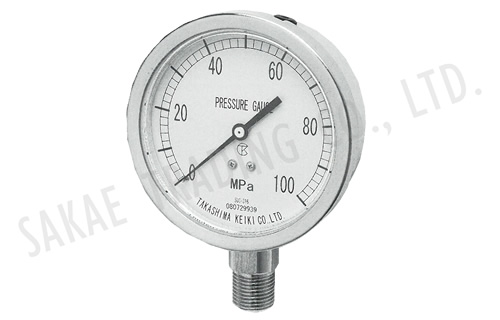 TAKASHIMA KEIKI Stainless Pressure Gauge