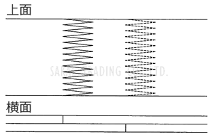 V字ジョイントイメージ図