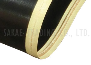 Liner cord sewn on the edge of the belt